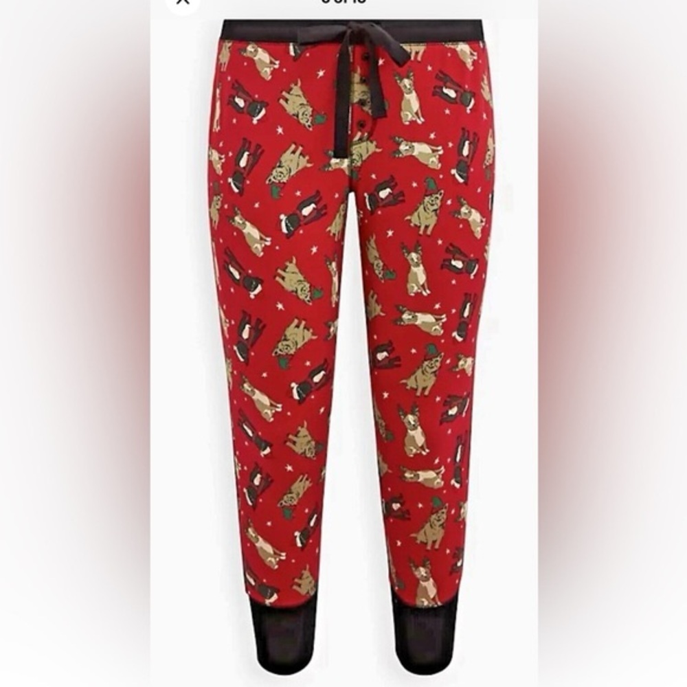 Torrid Red Animal Print Joggers
